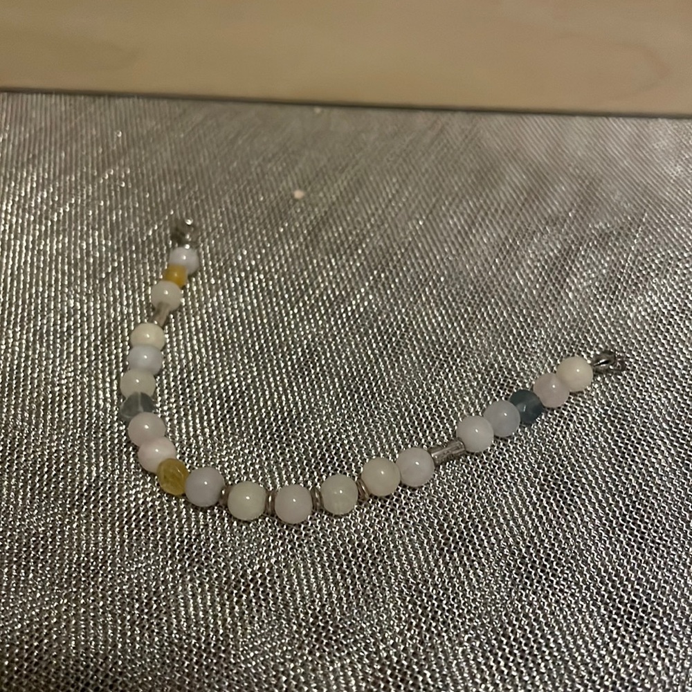 Quartz, Aventurine, and Citrine Bracelet
